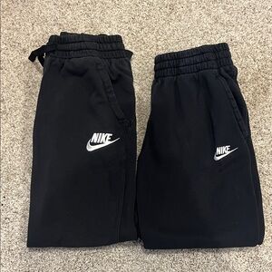 Nike Kids Black Sweatpants 2 pairs for $20